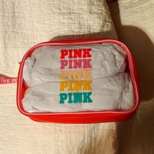 Pink Victoria's secret bag, clearNWT